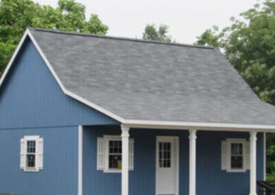 blue cabin for sale