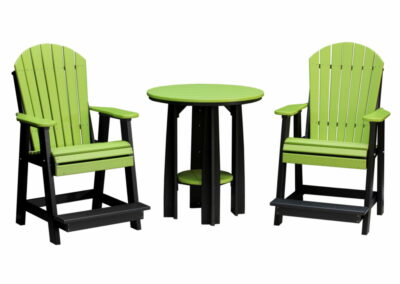 lime green balcony set