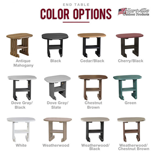 wood table color options