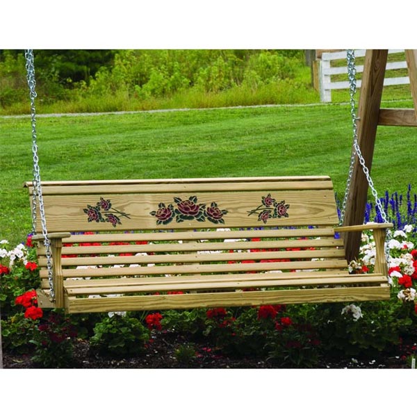 5' Rollback Rose Swing Hartville Outdoor Products
