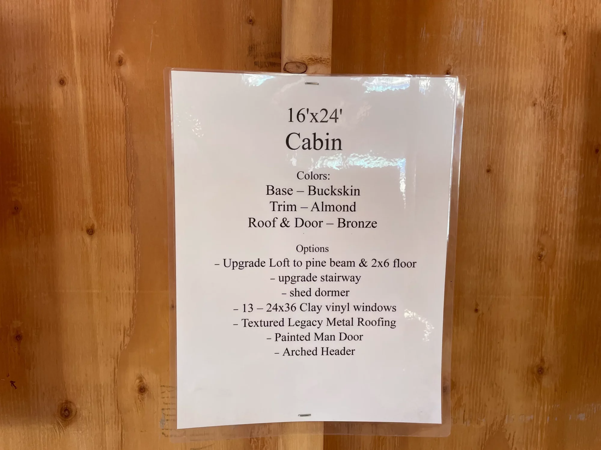 two story cabin features