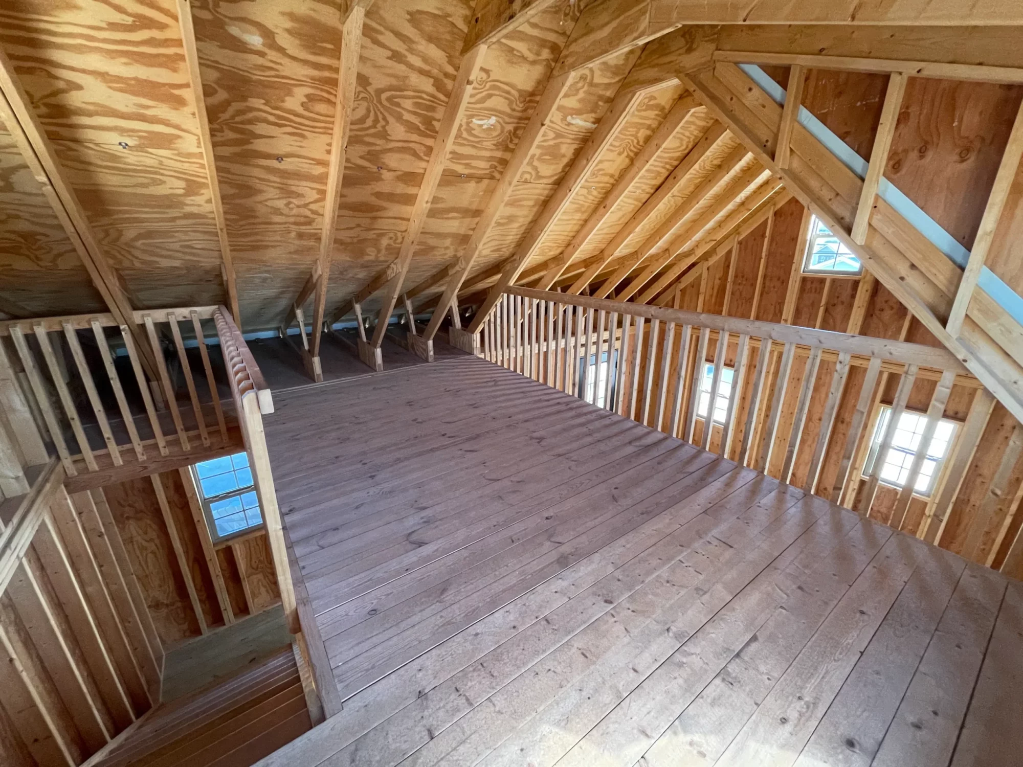 two story cabins – loft