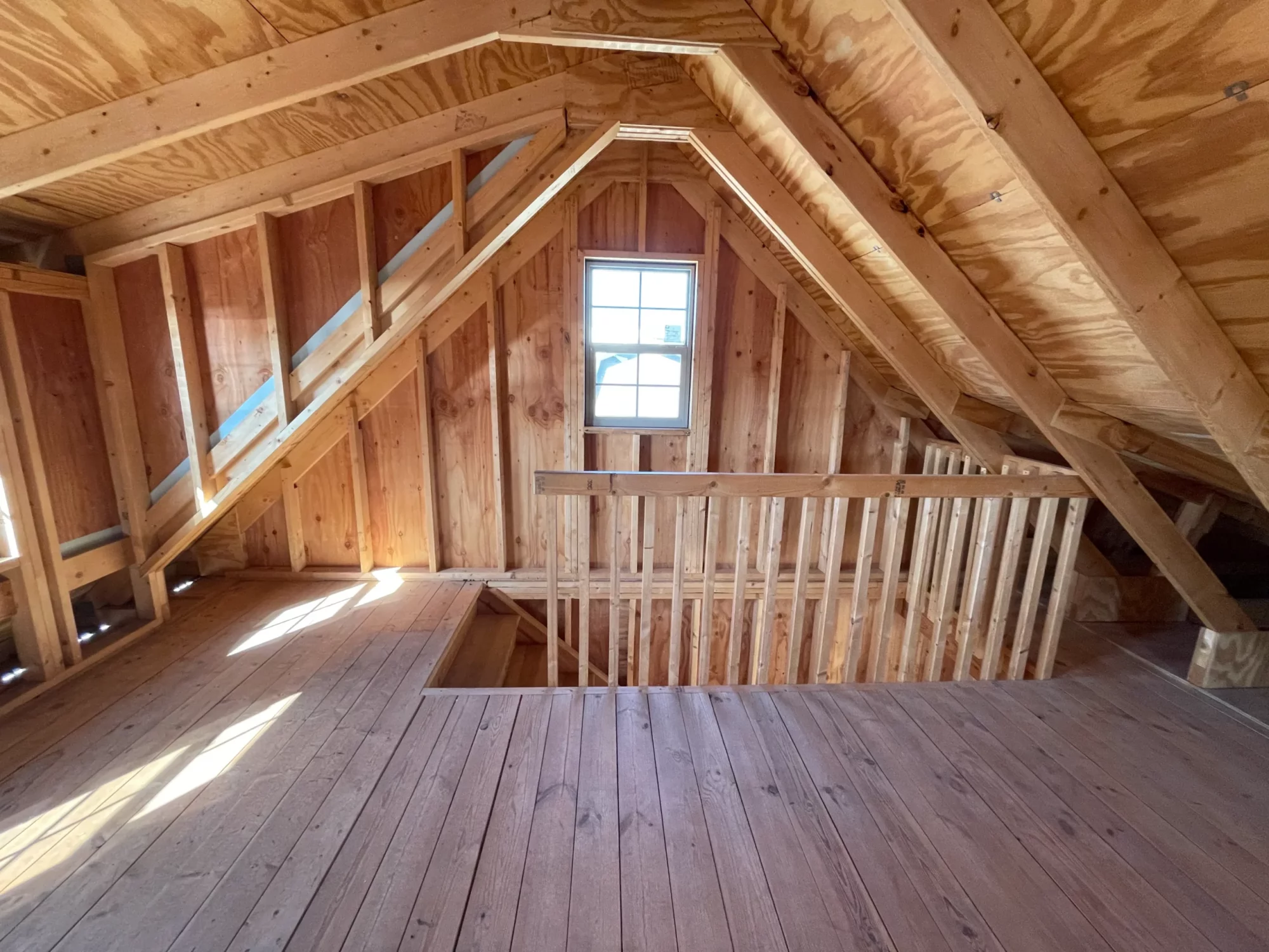 upstairs bedroom cabin