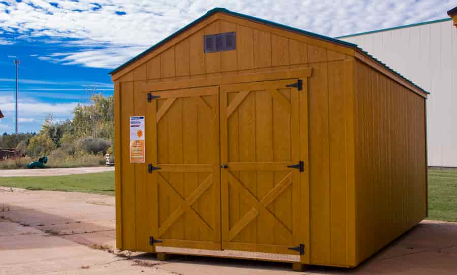 Outdoor storage sheds 