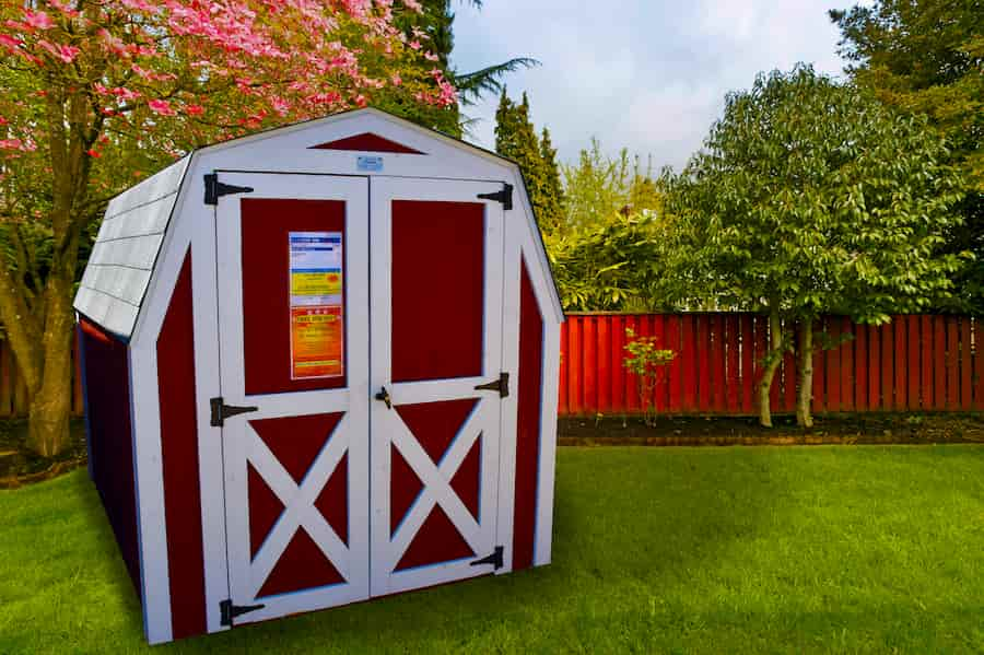 Outdoor storage sheds 