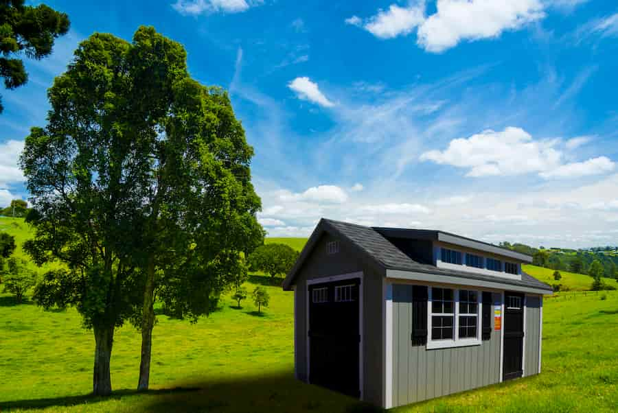 Outdoor storage sheds 