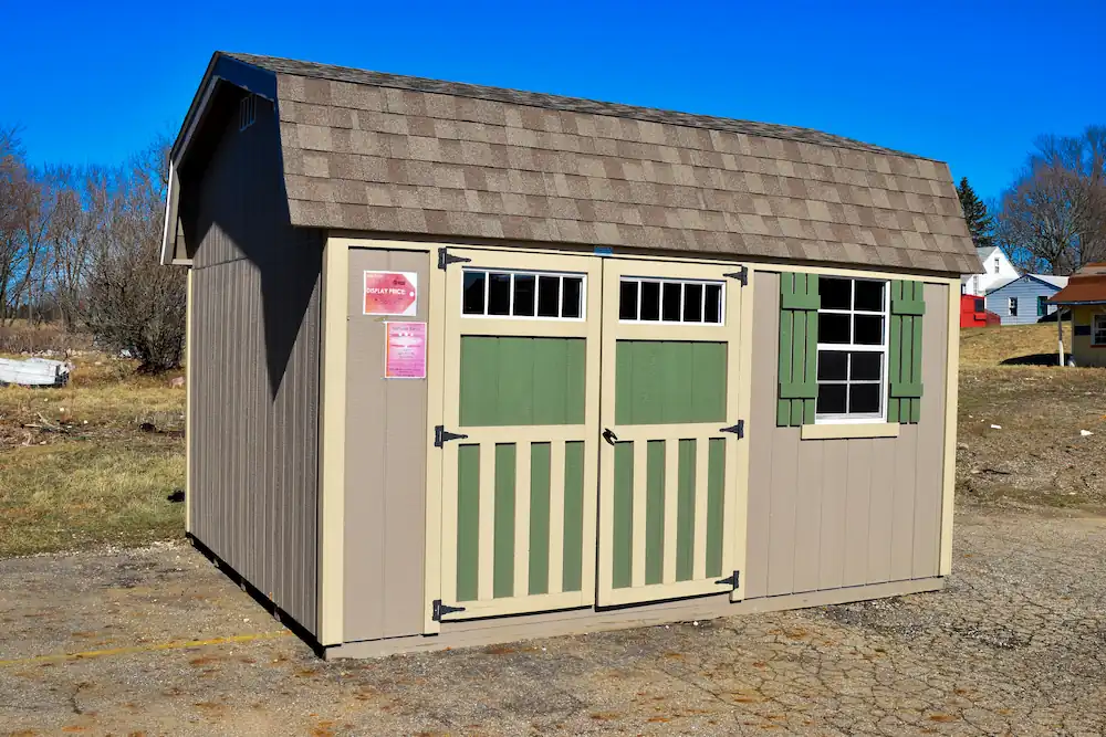 gambrel shed