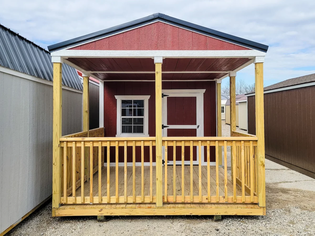 shed with porch