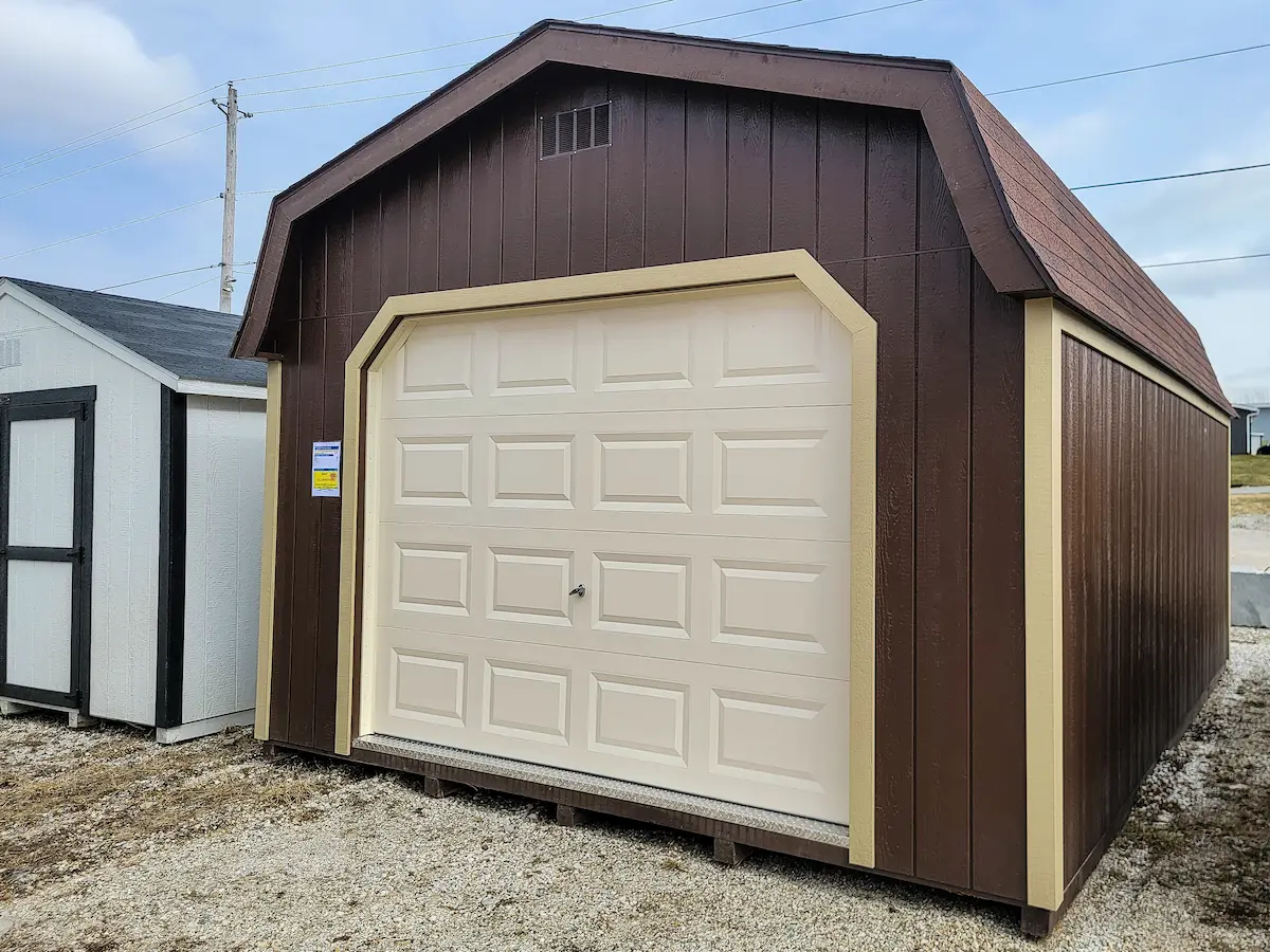 14 x 20 Premier Barn with Garage Door (3)