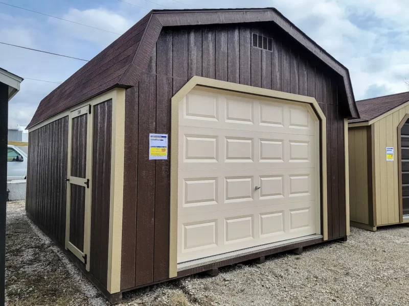 14 x 20 Premier Barn with Garage Door