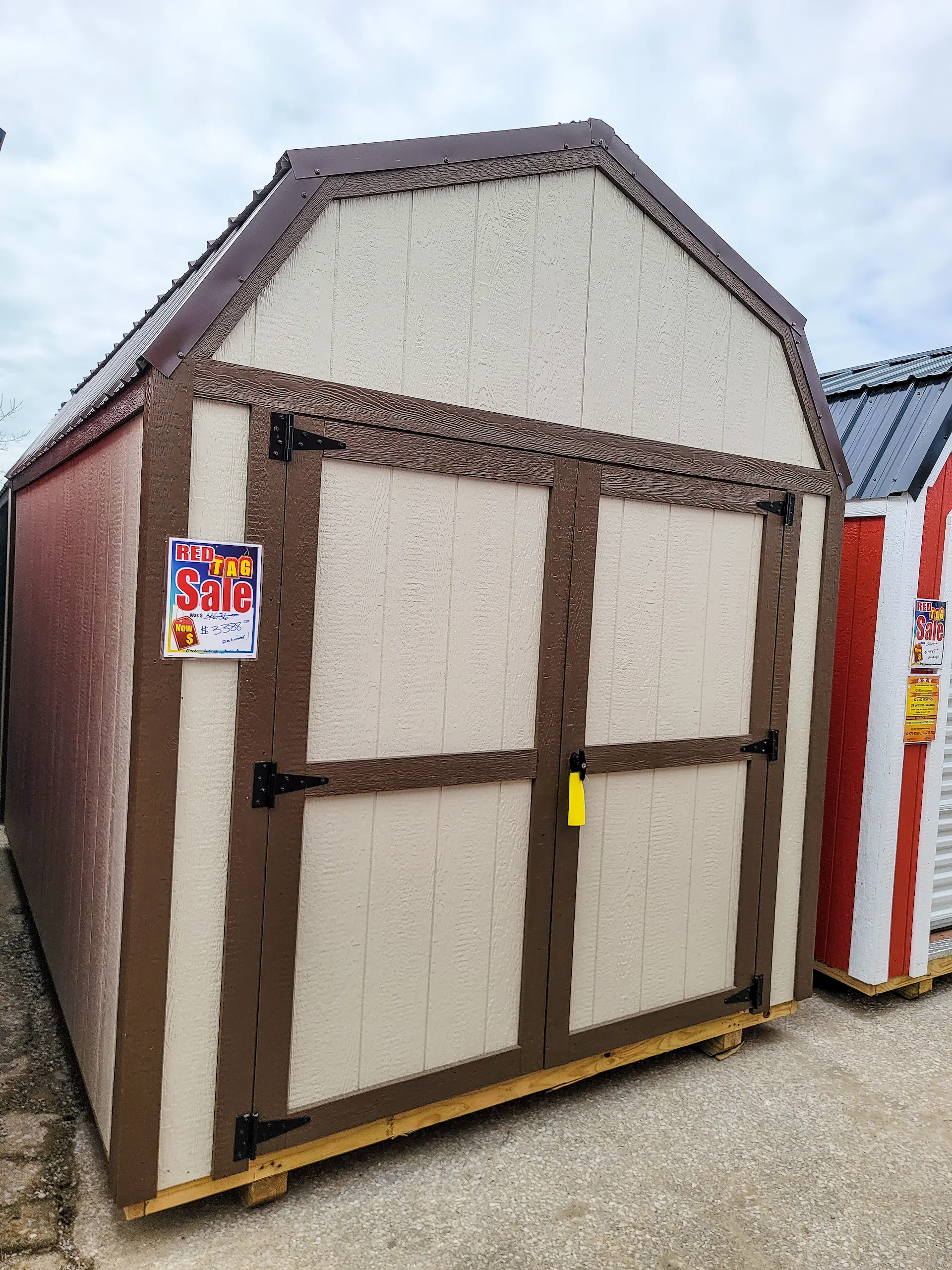 exterior double doors for shed