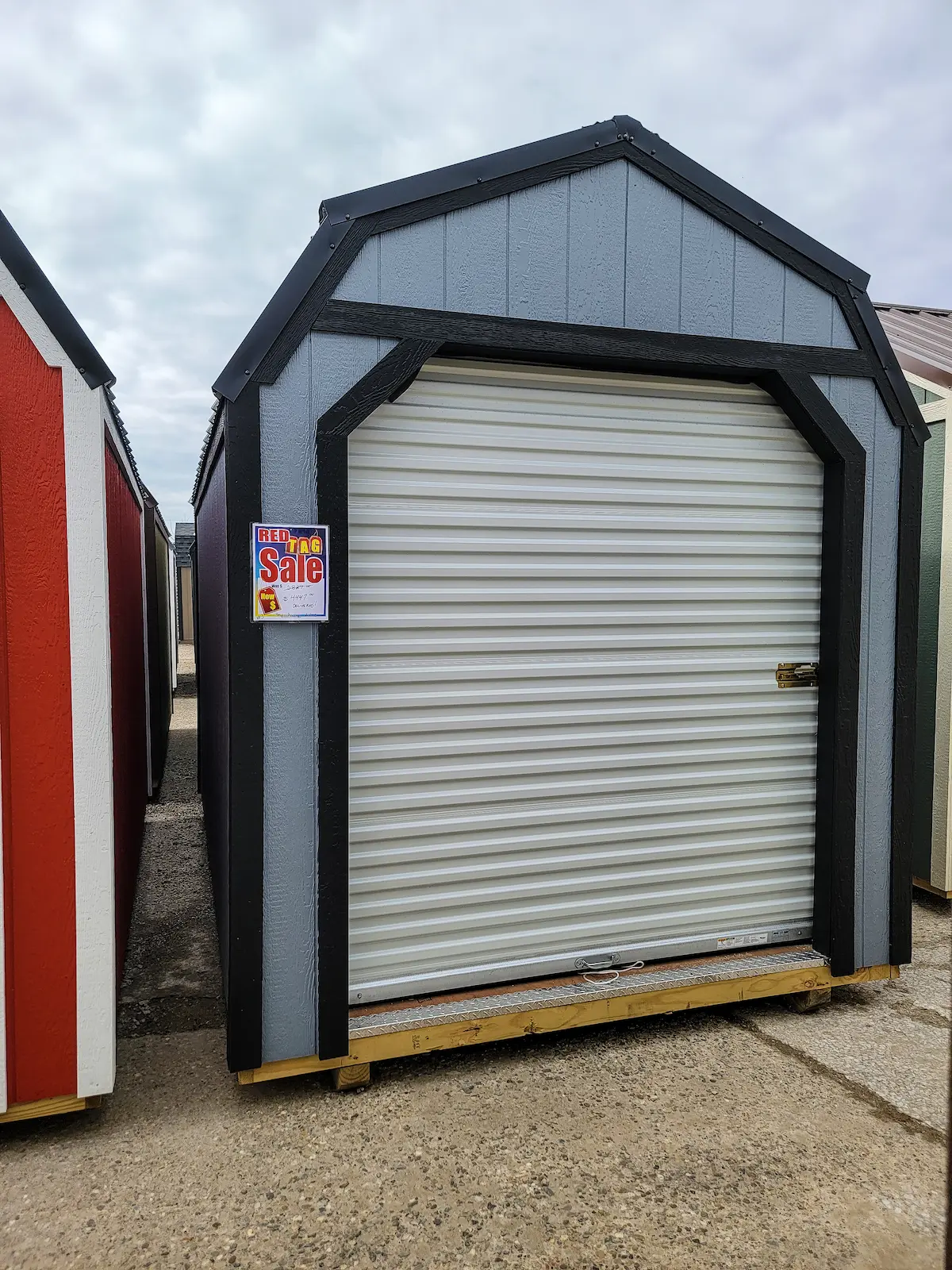 8 x 12 Signature Lofted Shed With Garage Door | 8x12 Shed