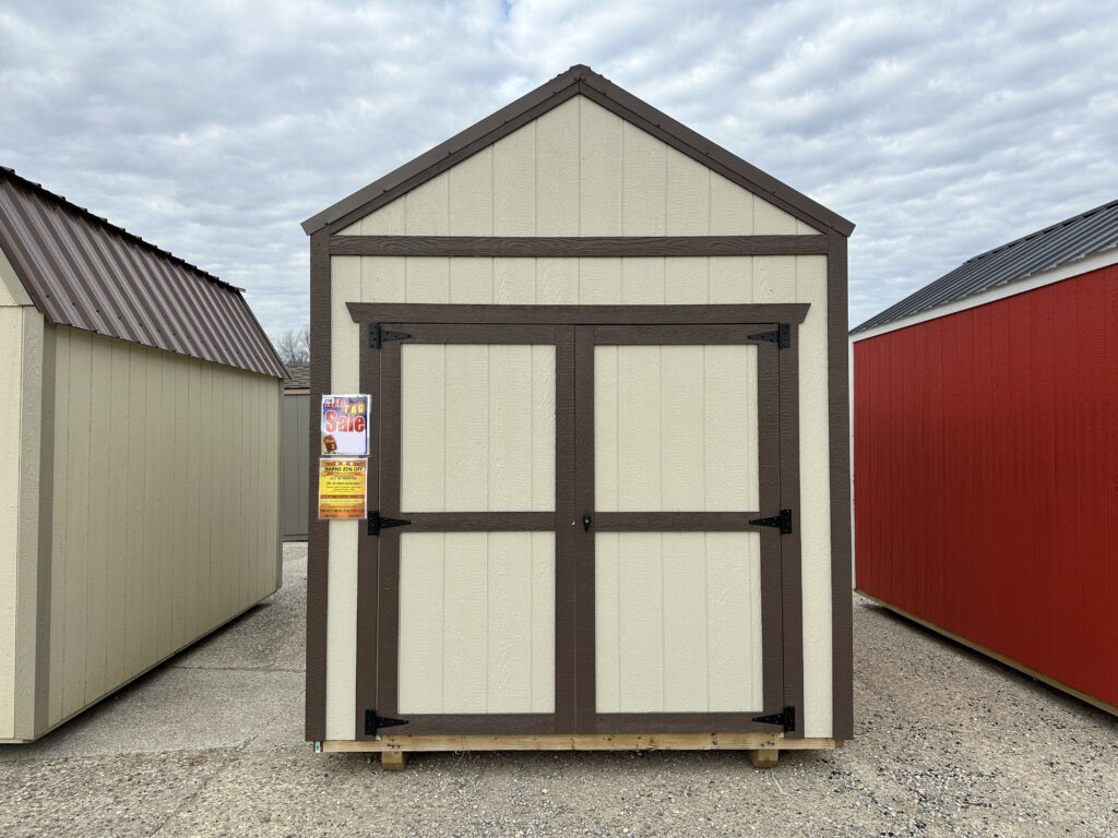 8x12 double door shed