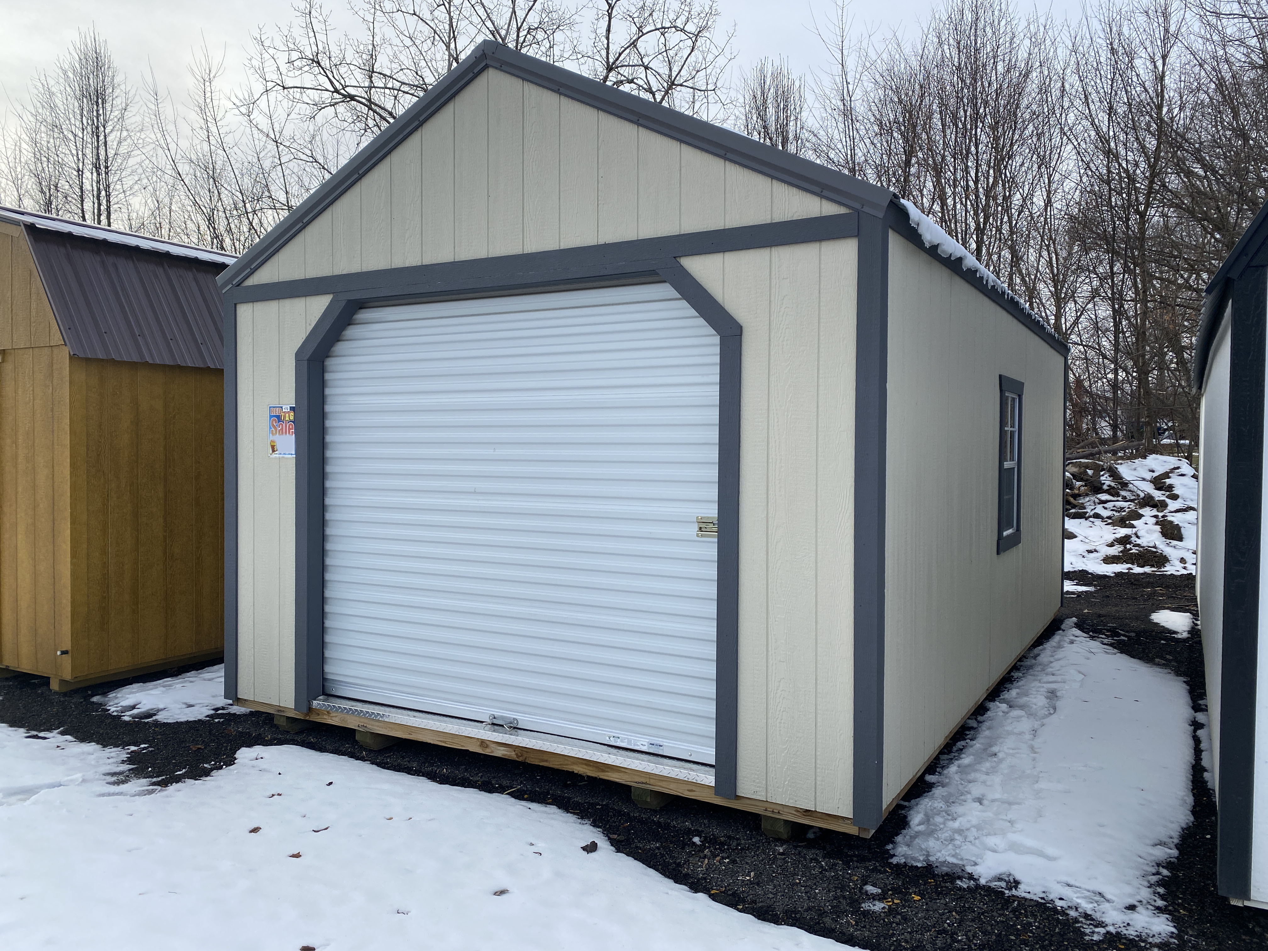 outdoor utility shed