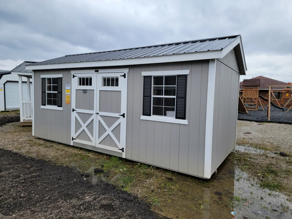 10x20 gable shed