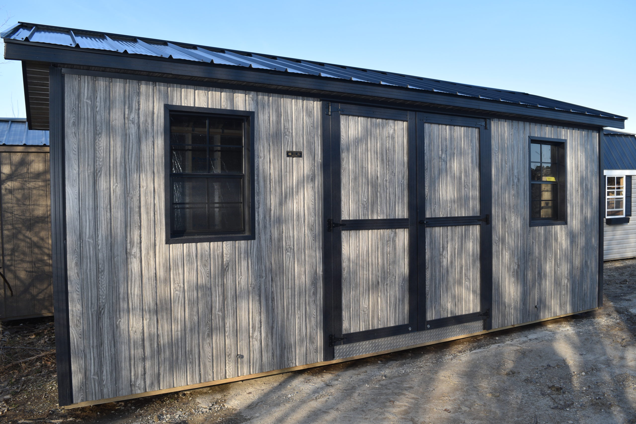 10x20 Outdoor Shed With Metal Roof Exterior Shed With Metal Roof