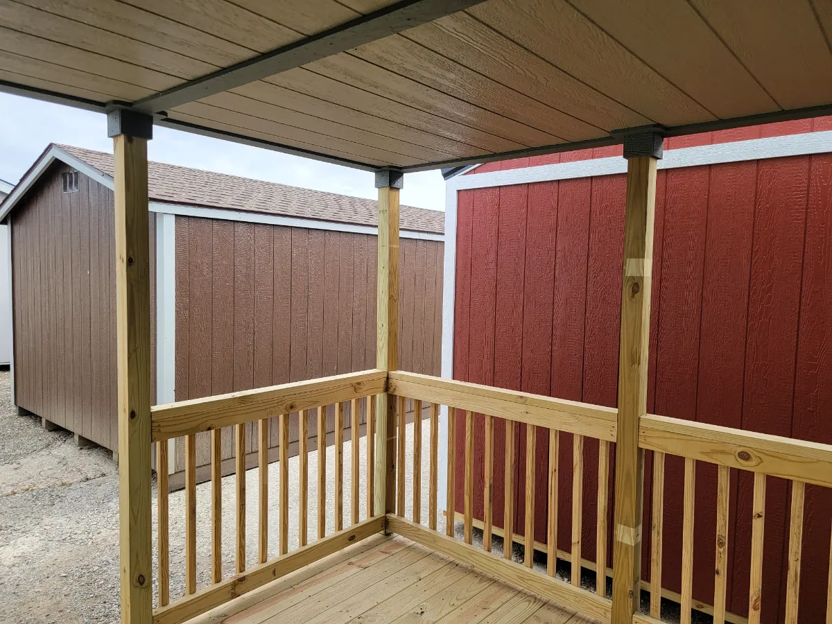 10x20 porch shed