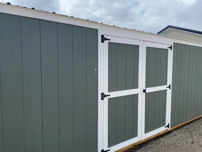 12x20 shed outside