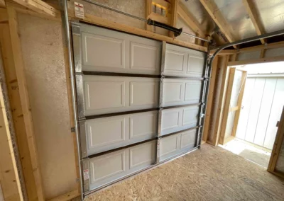 12x24 shed with garage door