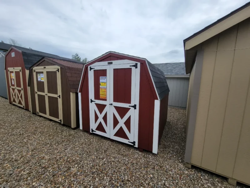 8x8 shed red