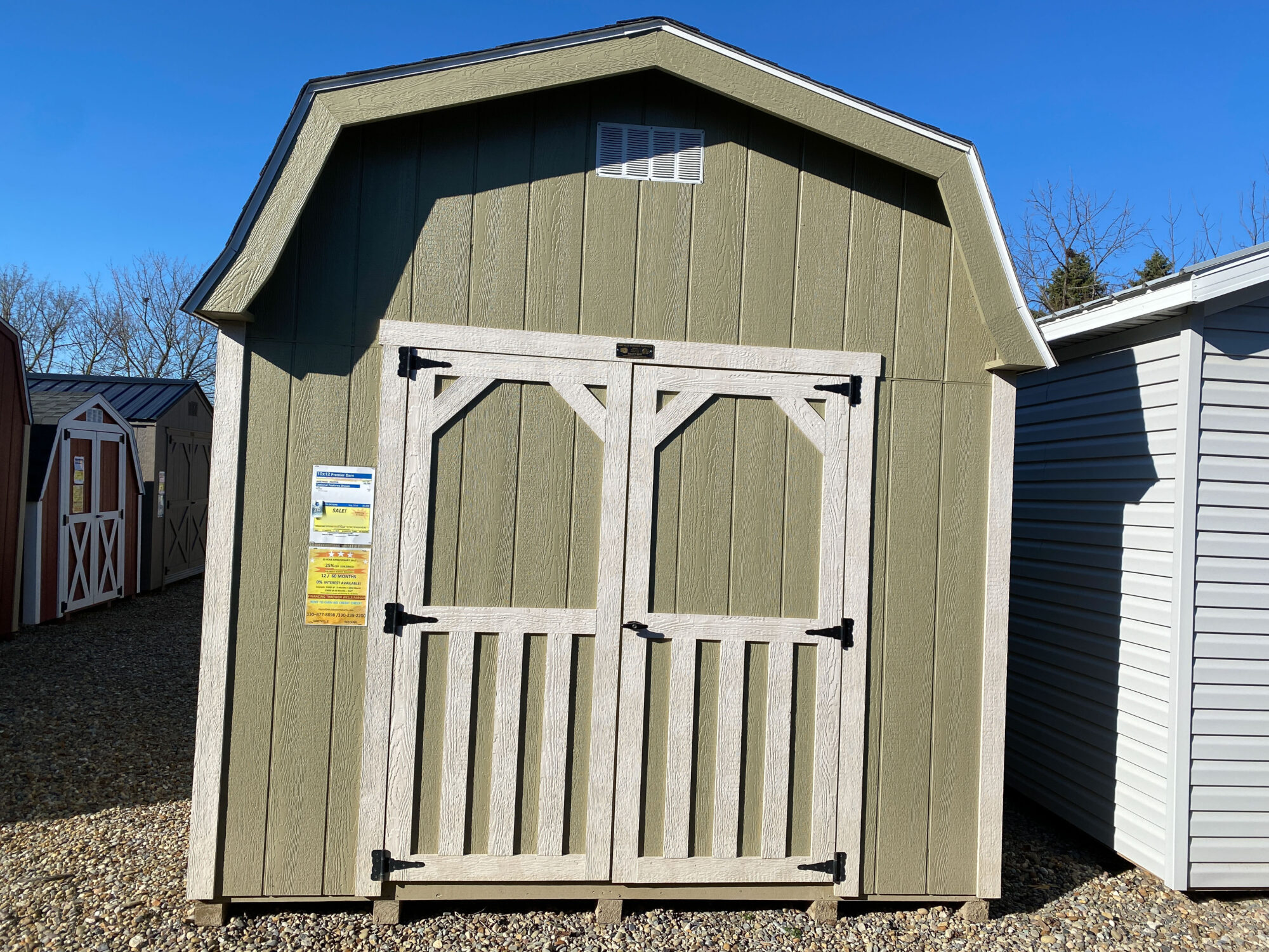 Bike Shed | 10x12 Premier Barn | Bike Barn | Barbeque Barn