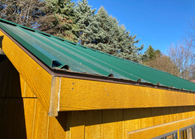 cabin shed metal roof