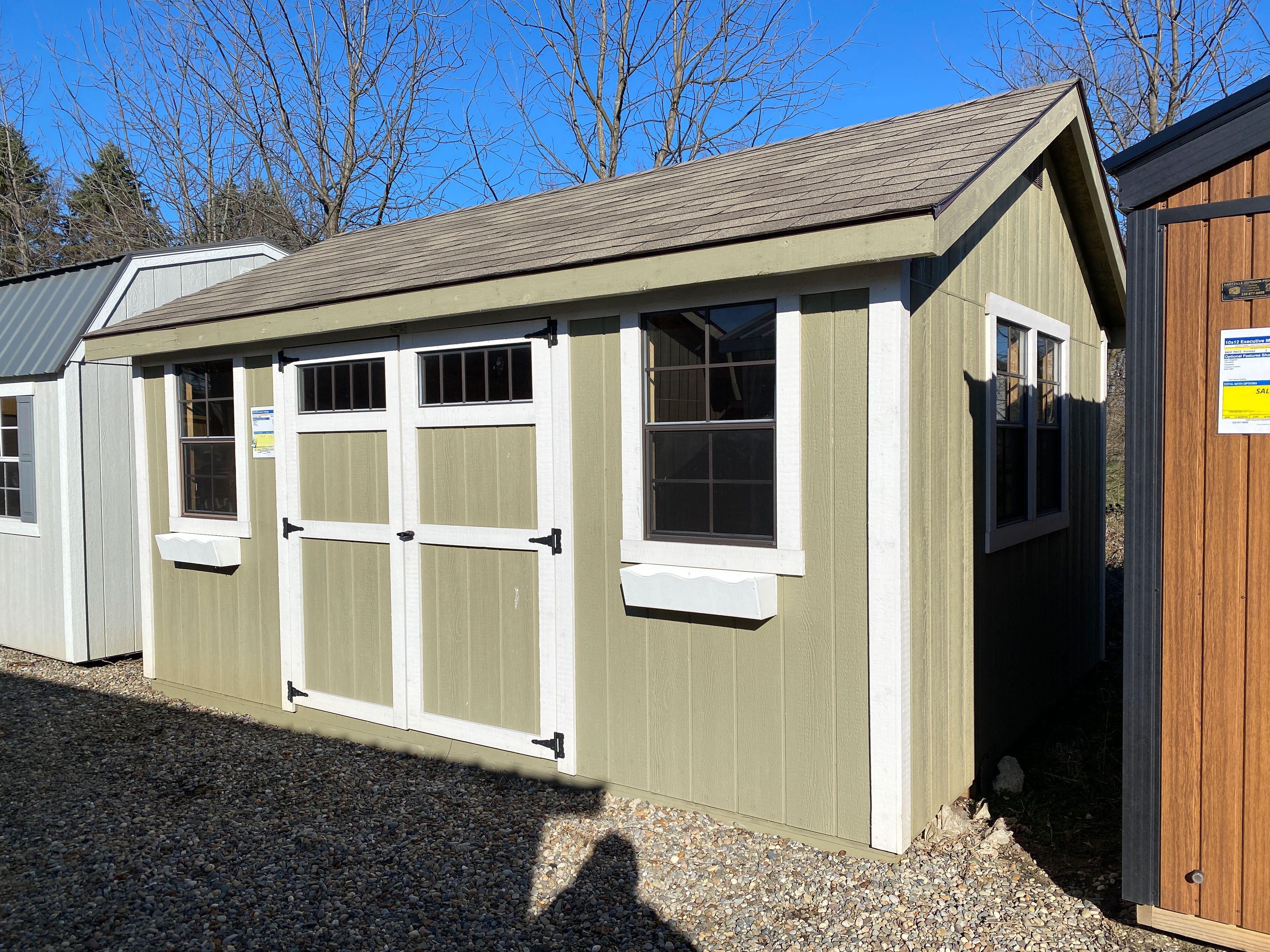 dark cottage shed