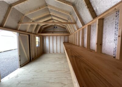 extended barn with shelving 1