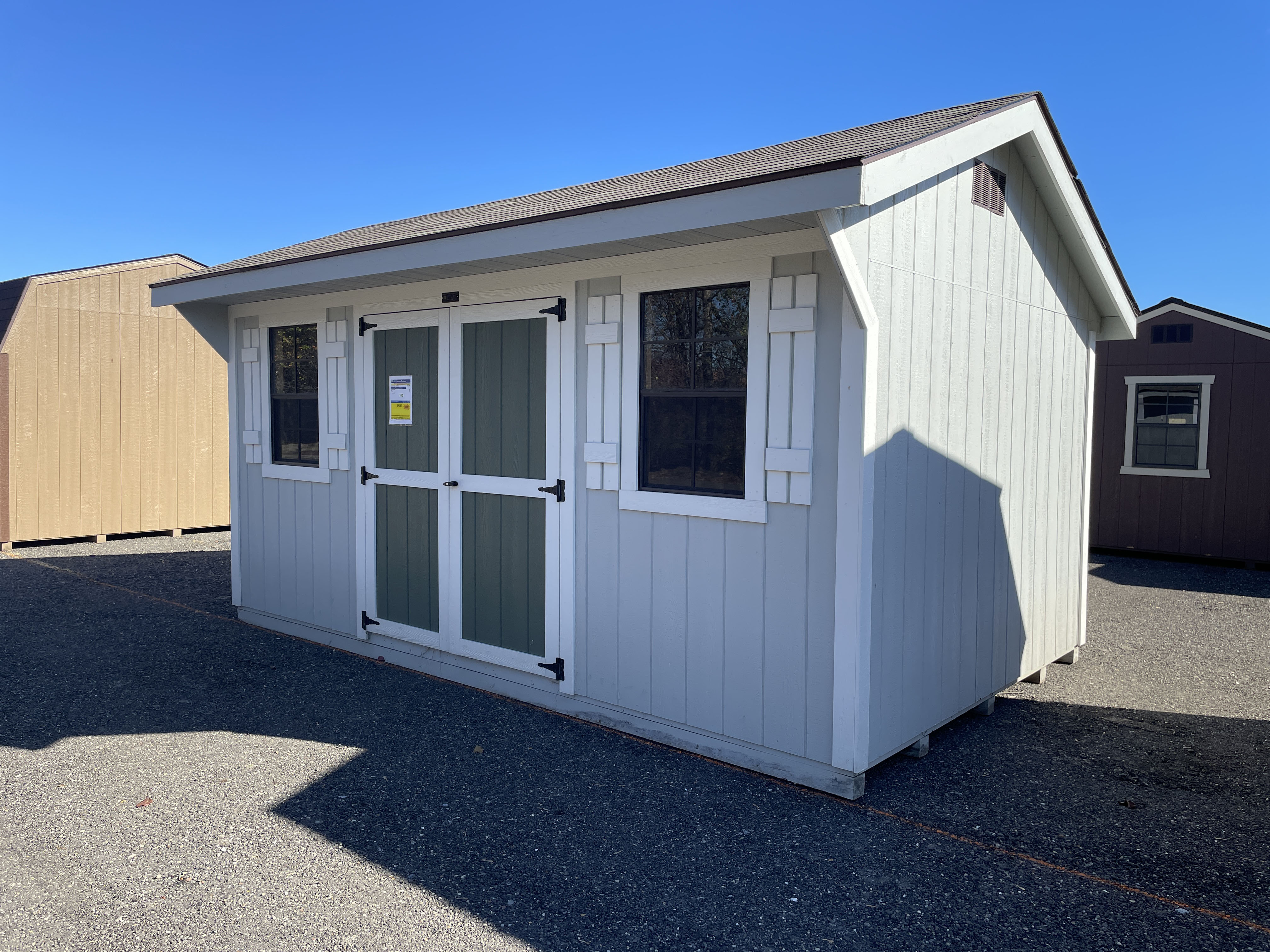 10x16 Premier Quaker Shed | Flat Roof Shed | Shed With Flat Roof