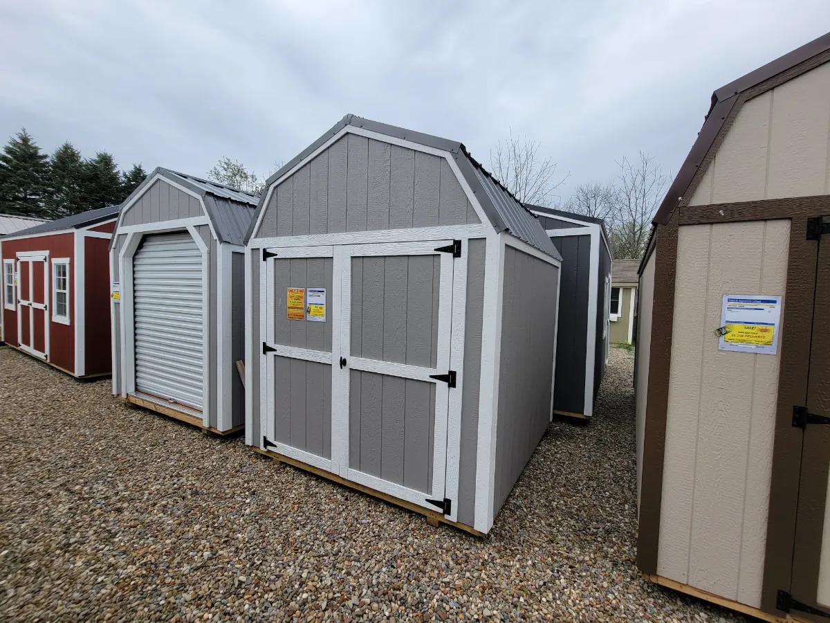 Grey Shed  8x8 Signature Lofted Shed Garage