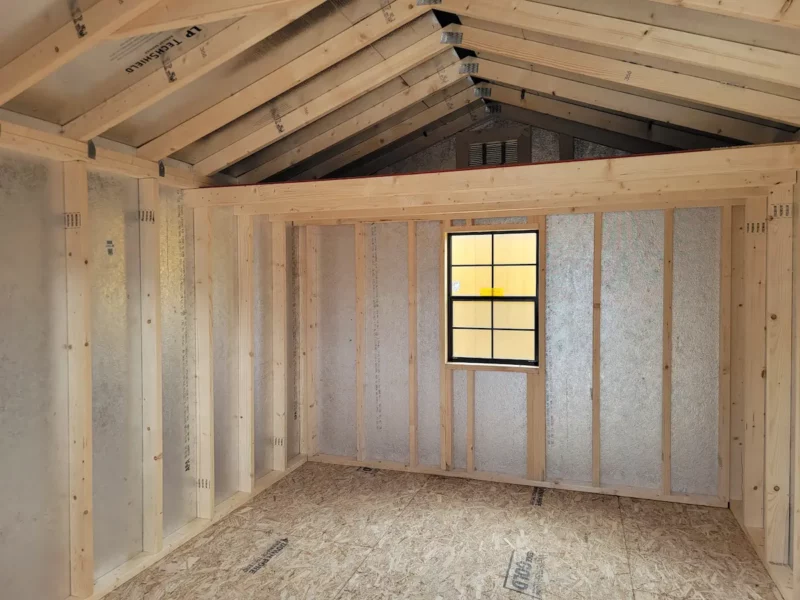 outdoor gable shed