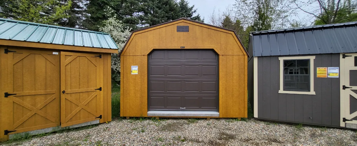 outdoor garage shed