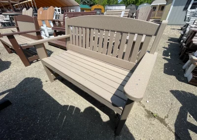 poly garden bench