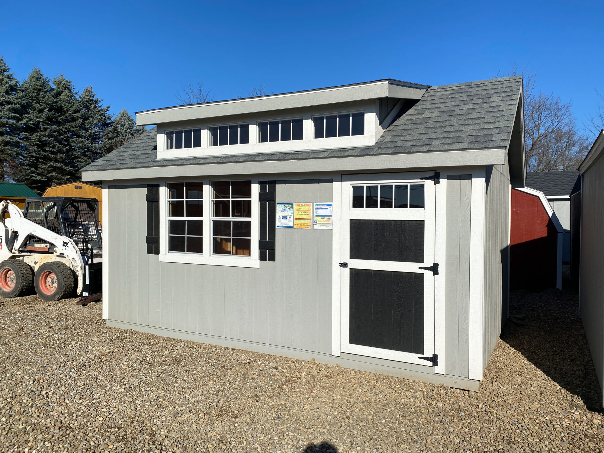 shed with transom window