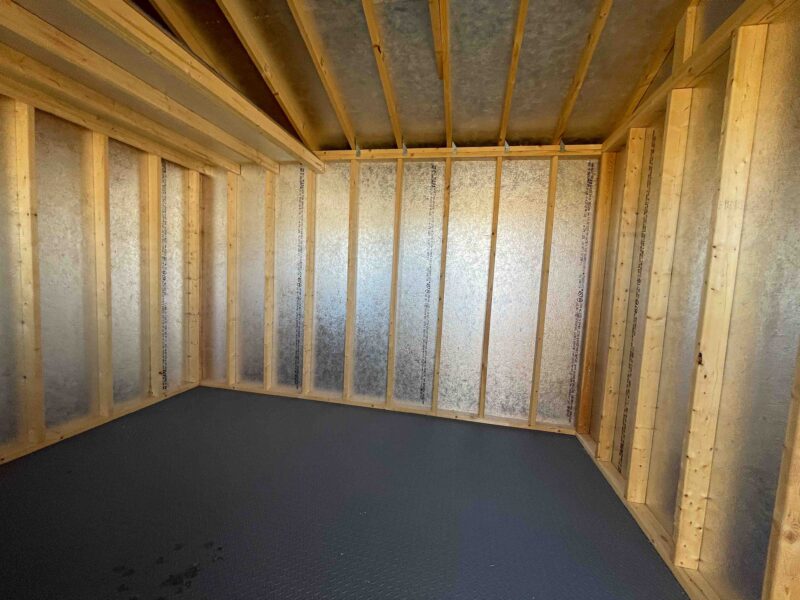 storage shed with window with techshield