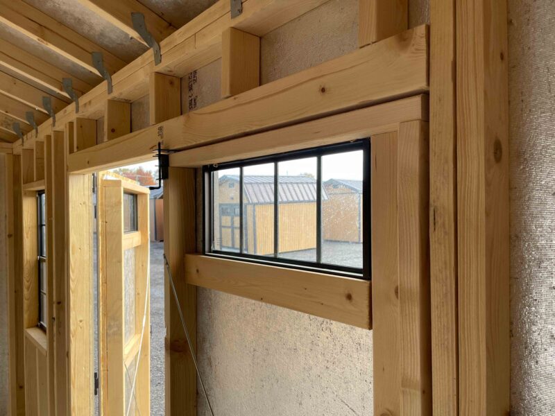 Tinted Window | 10x16 Executive Storage Shed