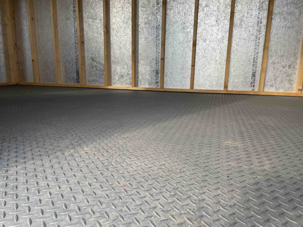 tinted window shed flooring