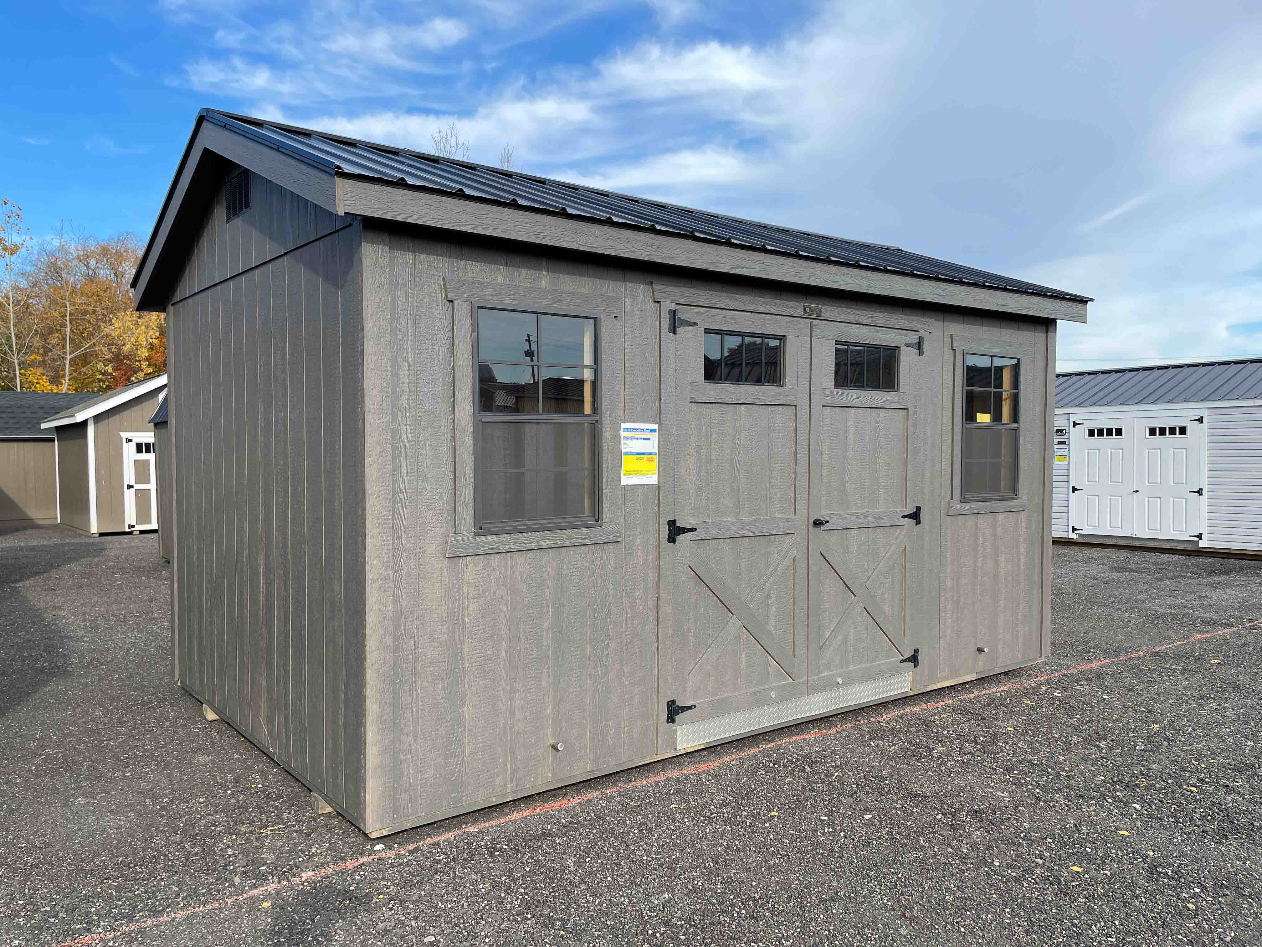 Tinted Window | 10x16 Executive Storage Shed