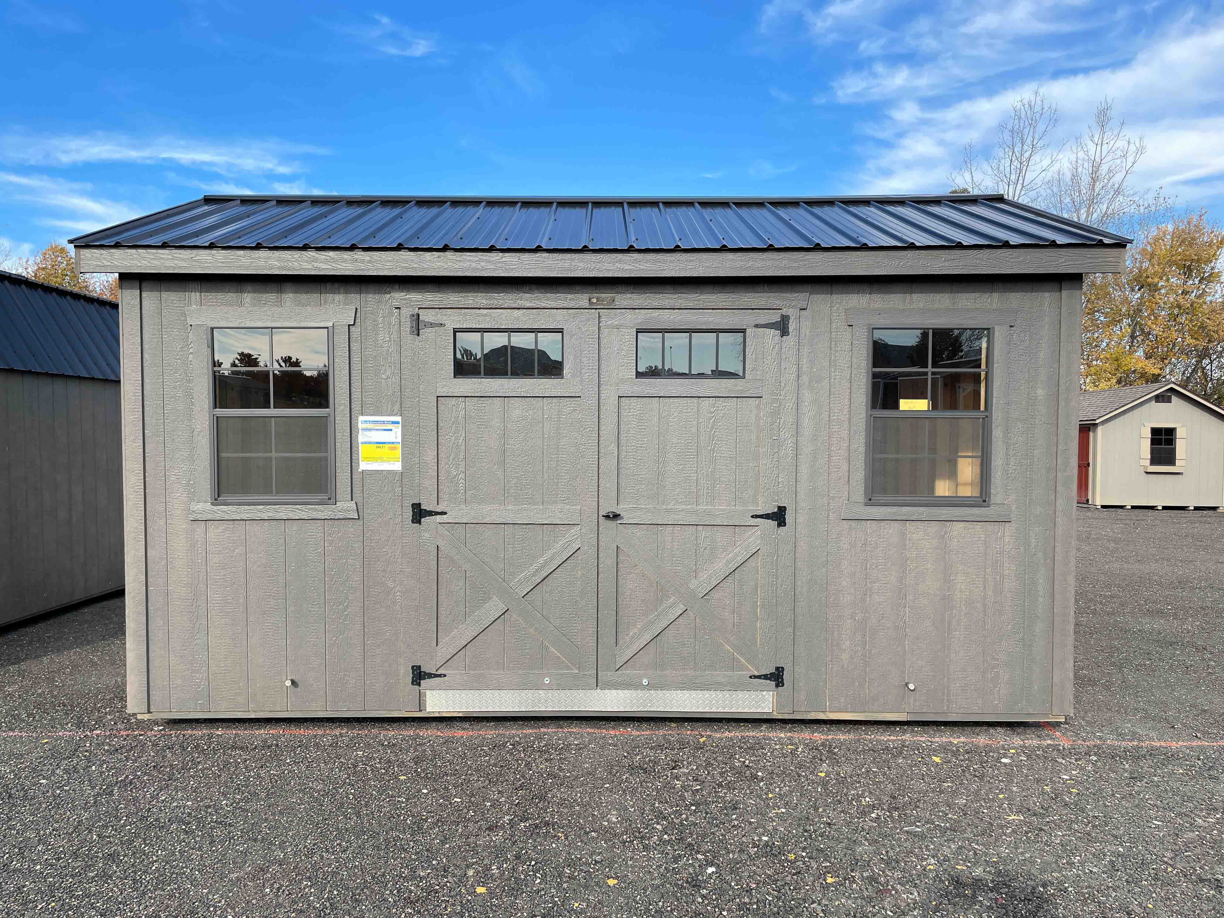 Tinted Window | 10x16 Executive Storage Shed