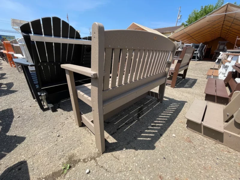 wooden outdoor garden bench