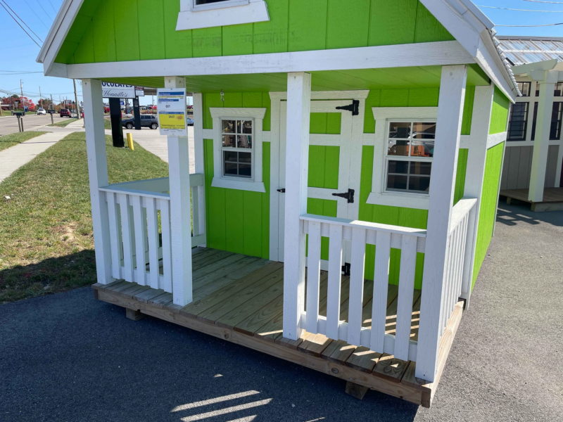 playhouse building with porch