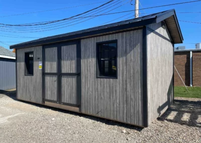 workbench in shed