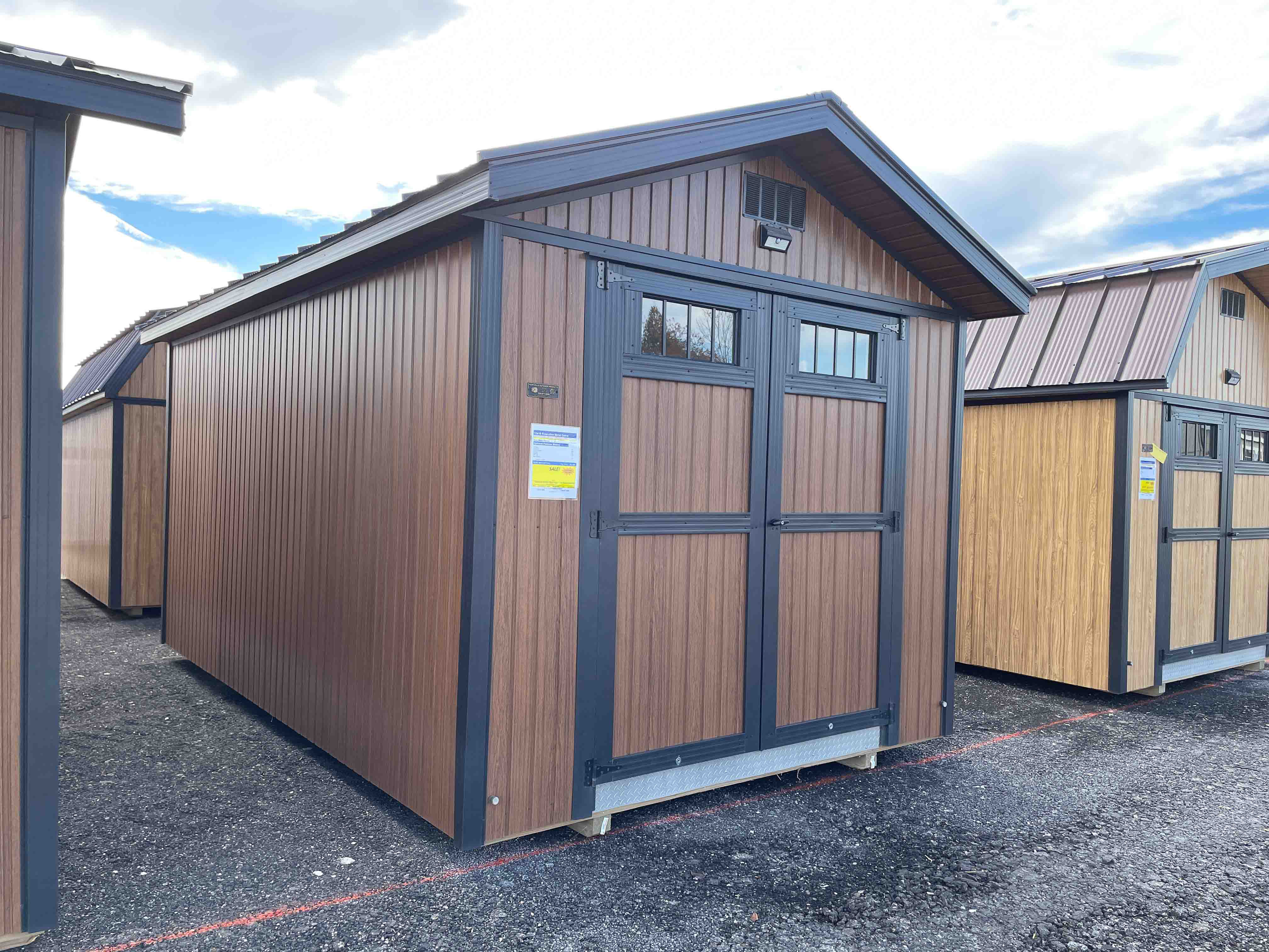 Shed With Window 10x16 Executive Shed With Gable Vent