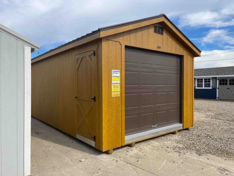 12x24 shed with garage door ohio