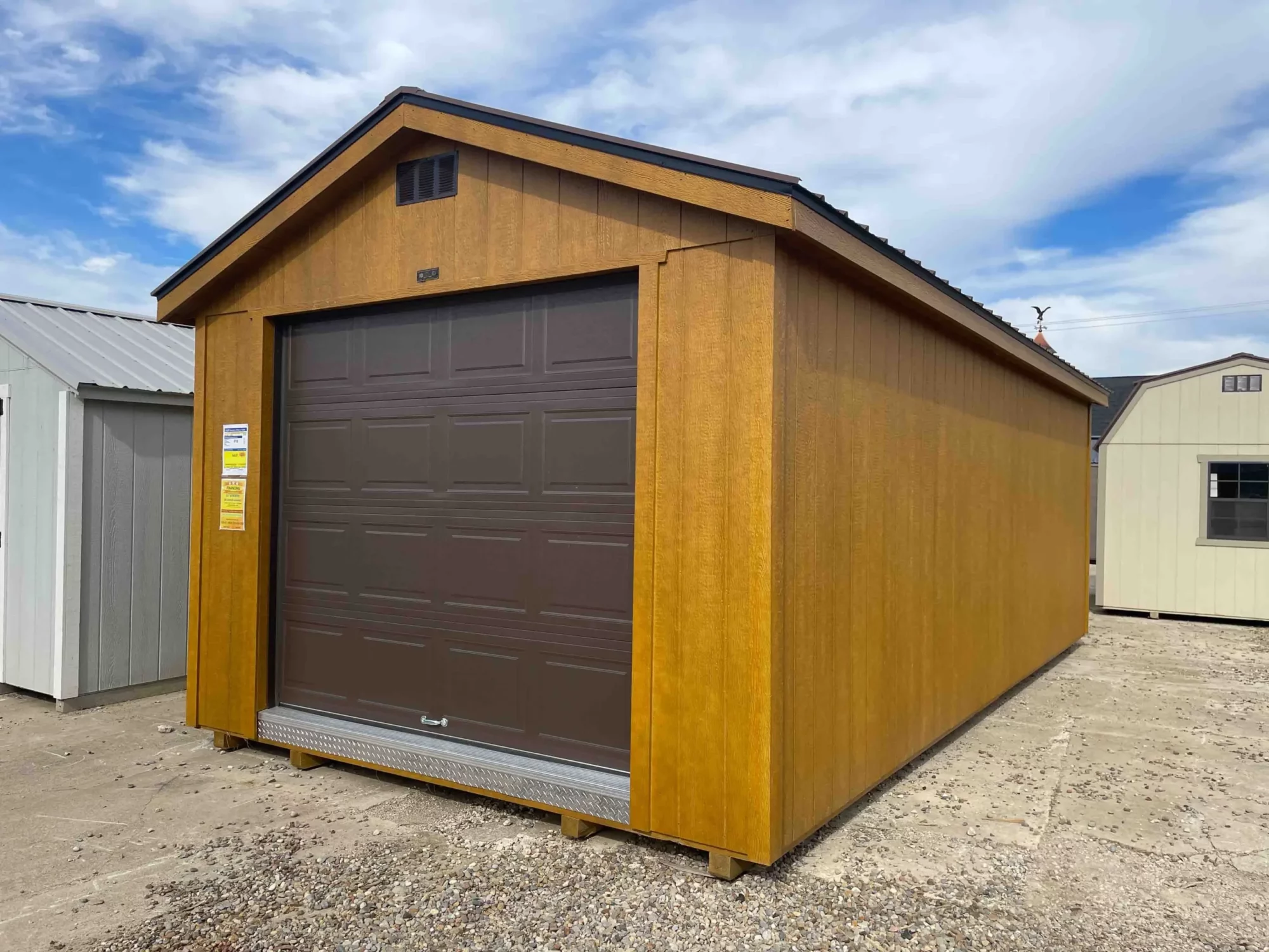 12x24 shed with garage door toledo ohio