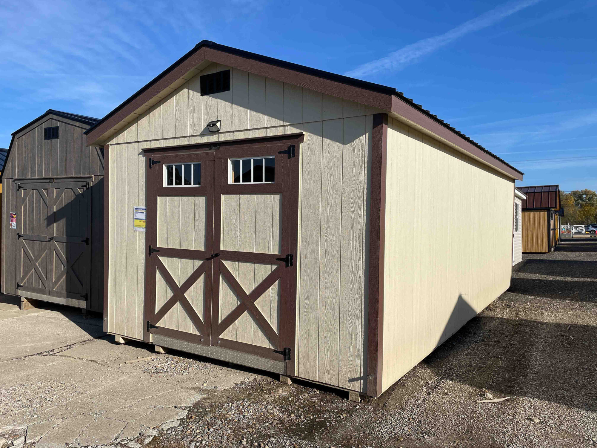 shed with extended gable akron ohio 1