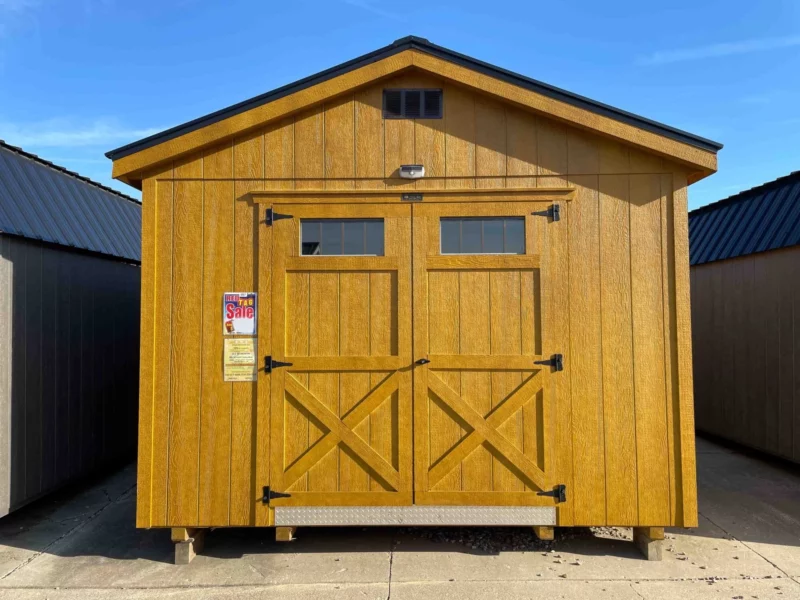 stained trim shed near me