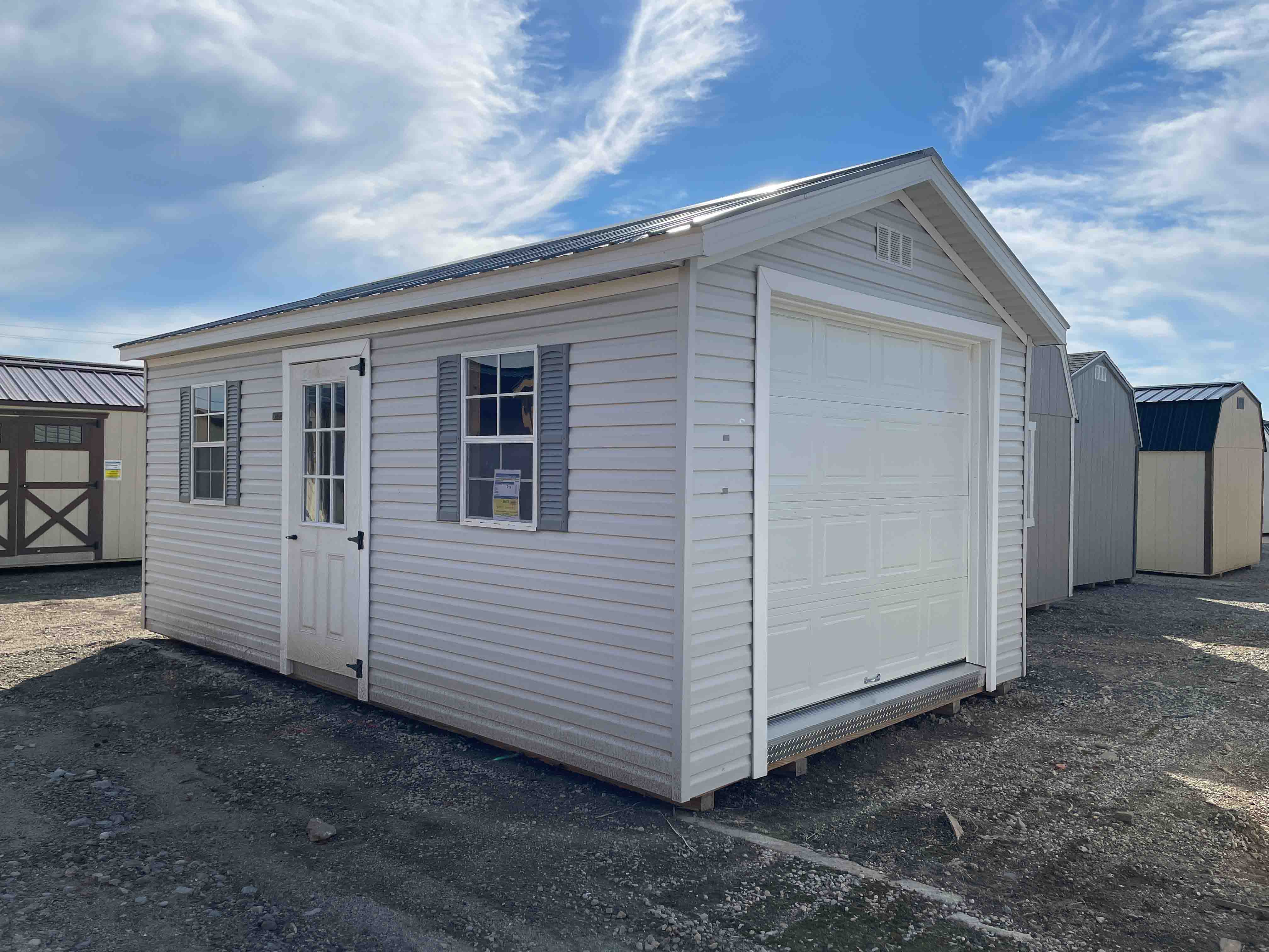 vinyl siding shed