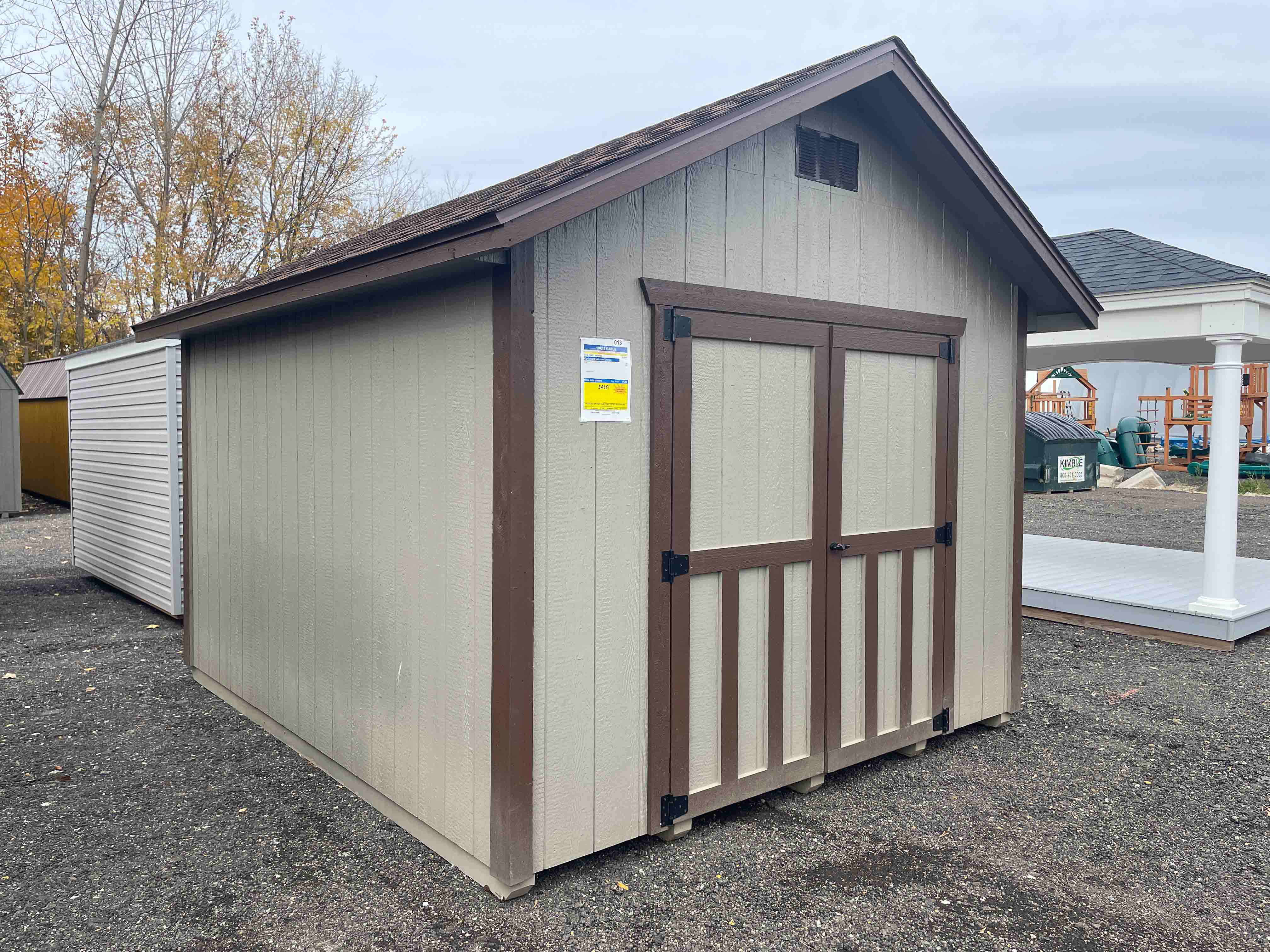 Storage Shed Greenhouse | 10x12 HOP Storage Shed