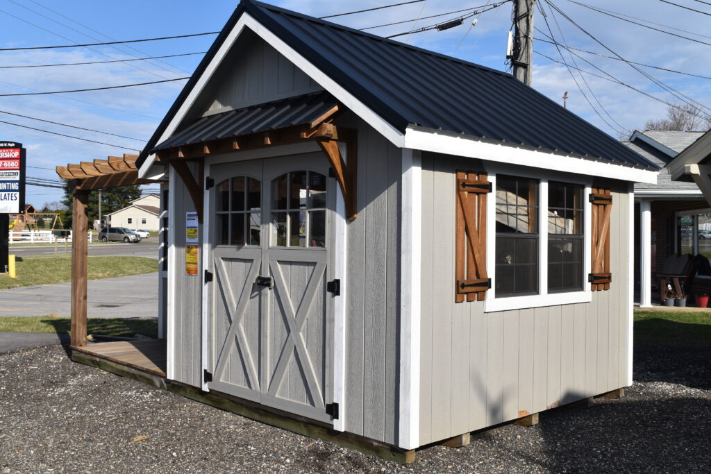 prefab greenhouse shed